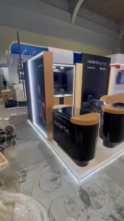 Teaser de montaje de stand: un vistazo antes del gran reveal