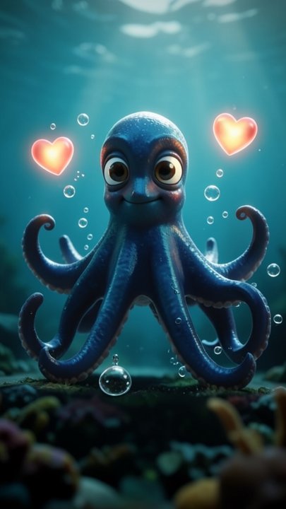 Los tres corazones del pulpo