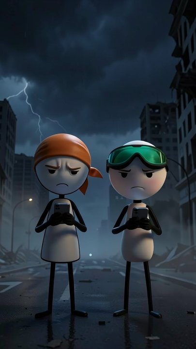 Two Stickmen vs the Global Blackout