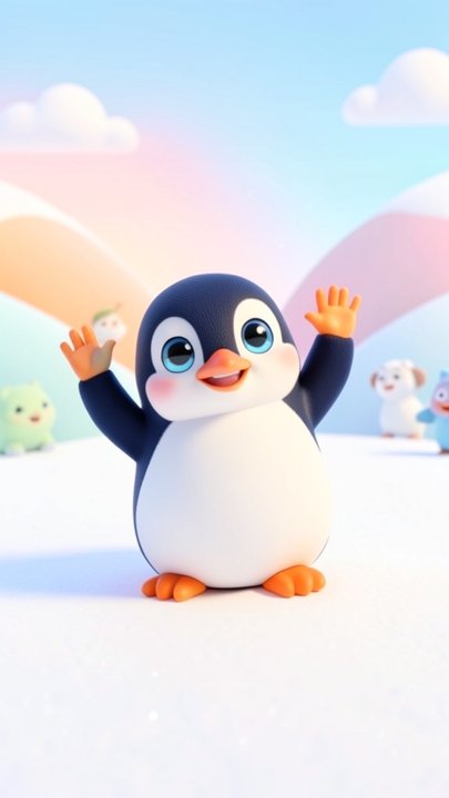 Wobble Penguin Nursery Rhyme