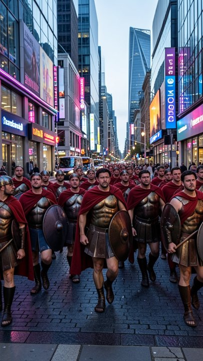 100 Roman Soldiers Teleported to 2026